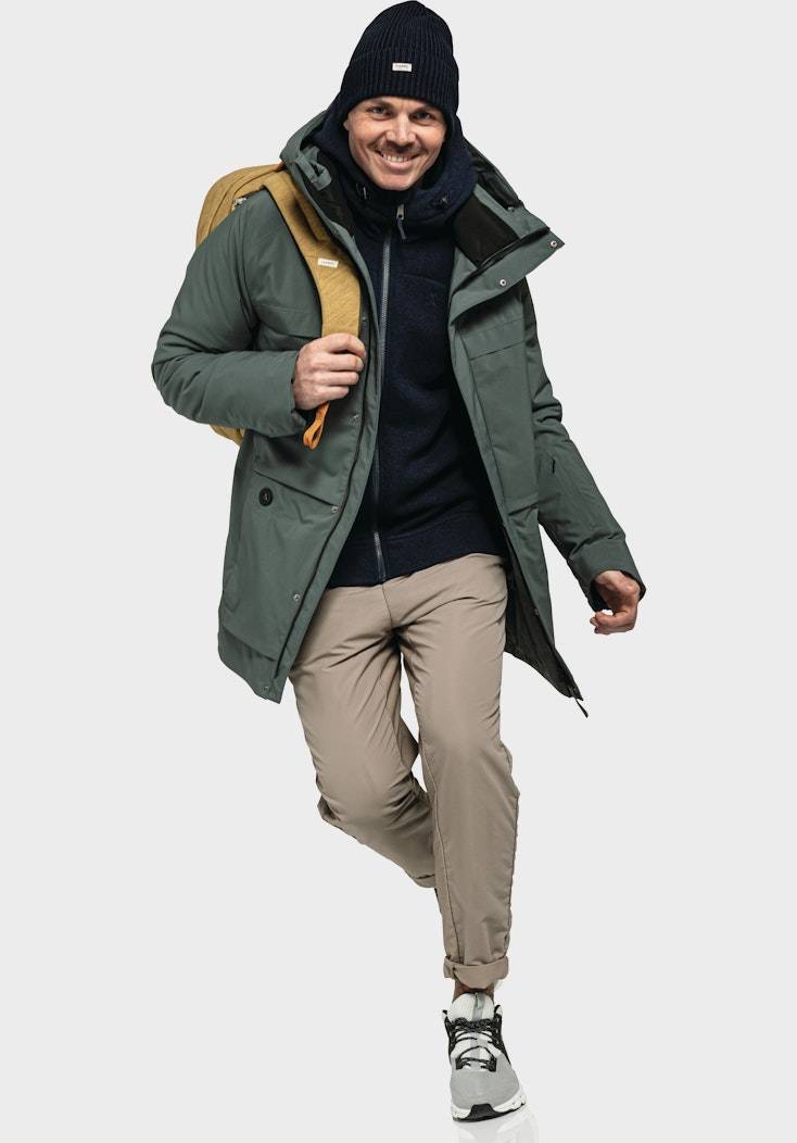 Schöffel Komfort-Jacke mit Wärme auf Knopfdruck Kostenloser Versand