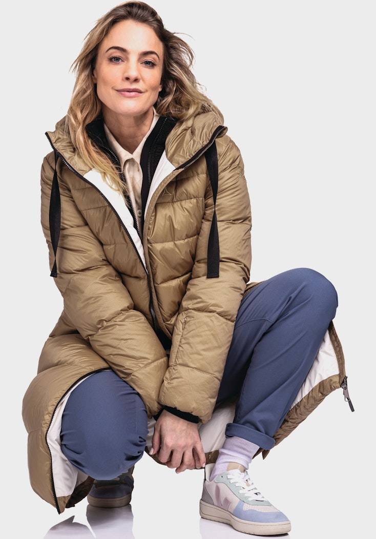 Schöffel Stylischer & super leichter Daunen Mantel 50% Rabatt für begrenzte Zeit