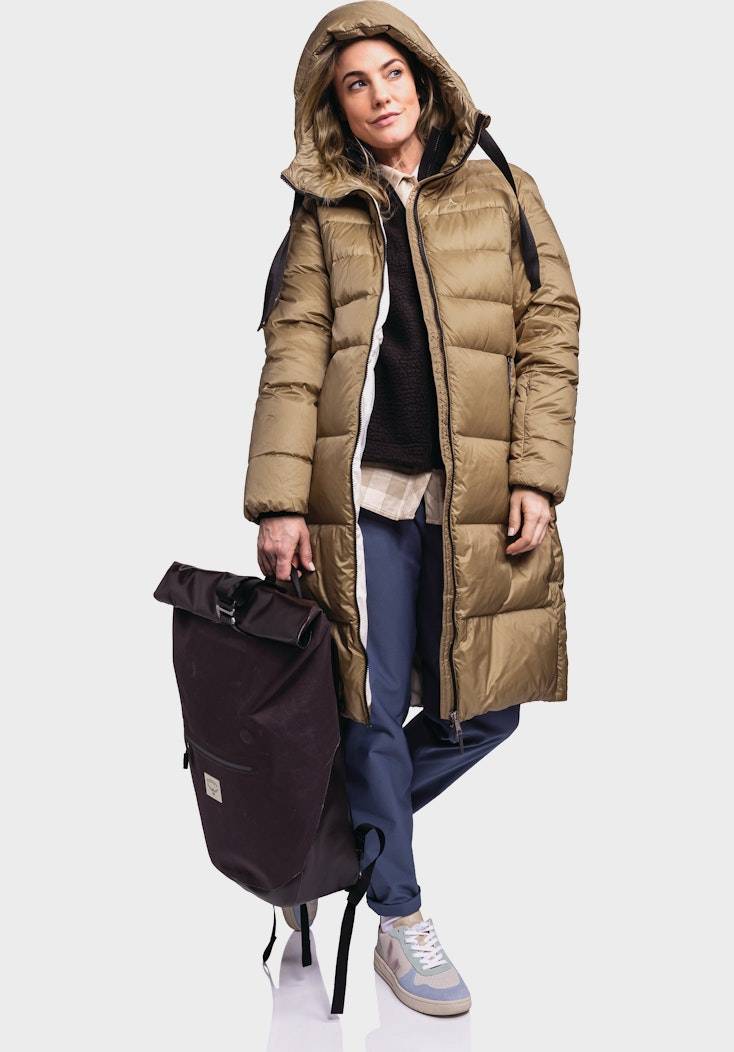 Schöffel Stylischer & super leichter Daunen Mantel 50% Rabatt für begrenzte Zeit