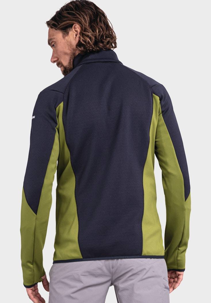Schöffel Sportive Fleece-Jacke aus Materialmix Räumungsverkauf