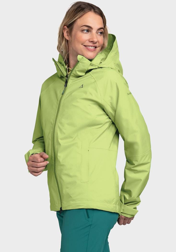 Schöffel Elastische Regenjacke mit Pack-Away Tasche Nur für heute