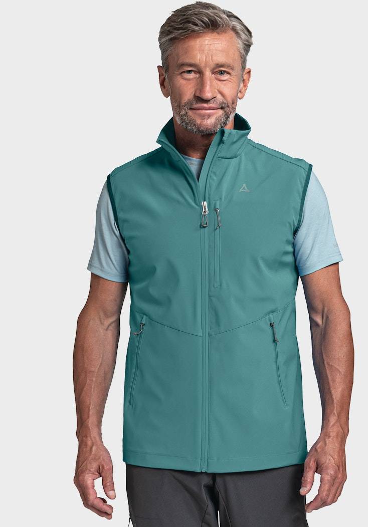 Schöffel Softshell Weste im puristischen Design