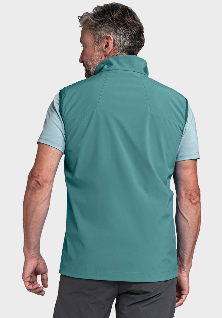 Schöffel Softshell Weste im puristischen Design 2025