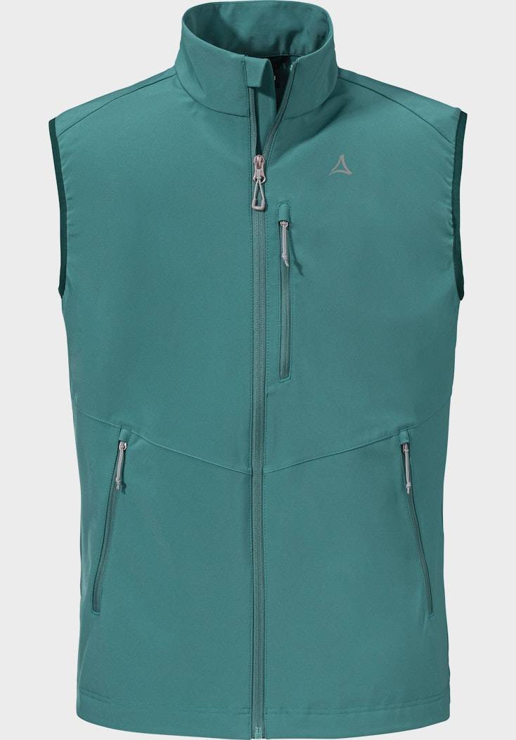 Schöffel Softshell Weste im puristischen Design 2025