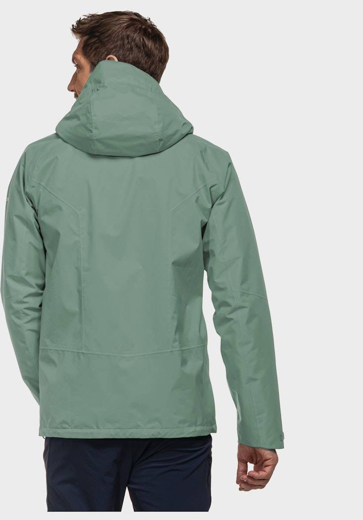 Schöffel Elastische Regenjacke mit Pack-Away Tasche Große Rabatte