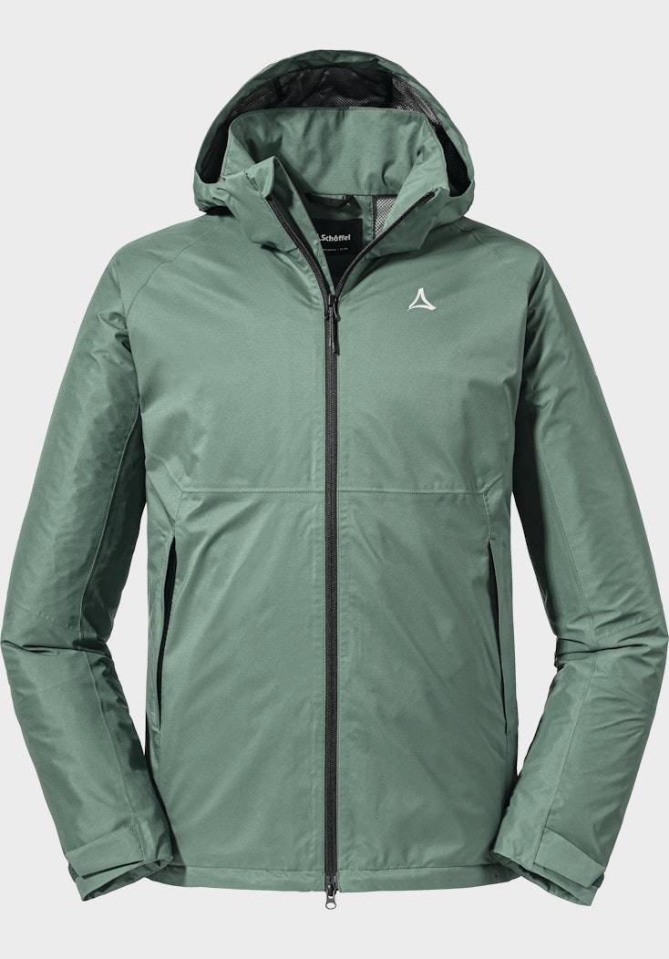 Schöffel Elastische Regenjacke mit Pack-Away Tasche Große Rabatte