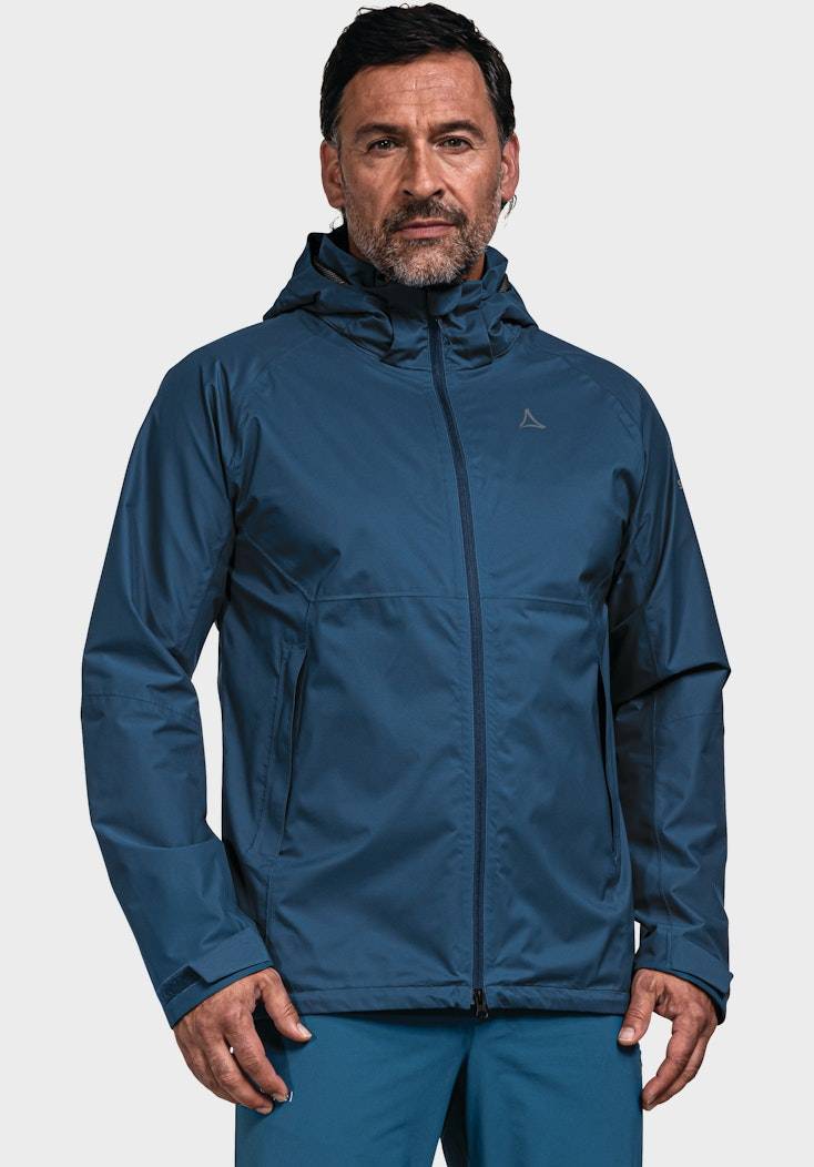 Schöffel Elastische Regenjacke mit Pack-Away Tasche Neuheiten
