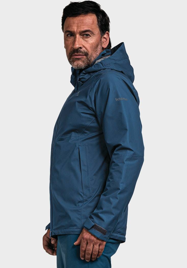 Schöffel Elastische Regenjacke mit Pack-Away Tasche Neuheiten