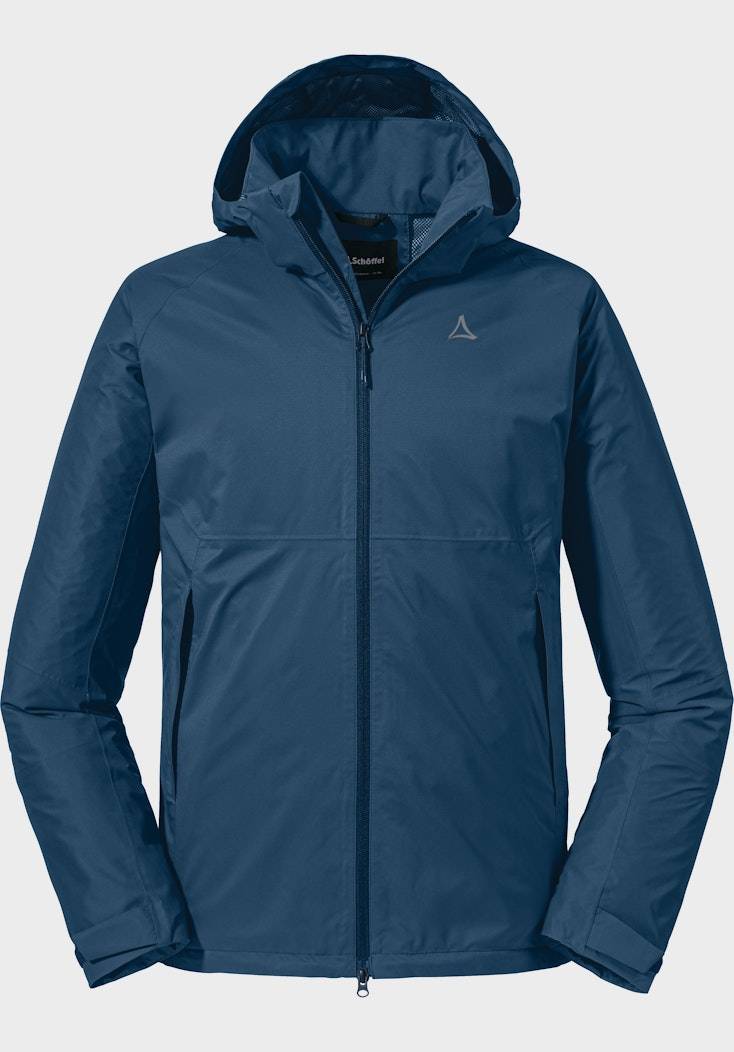 Schöffel Elastische Regenjacke mit Pack-Away Tasche Neuheiten