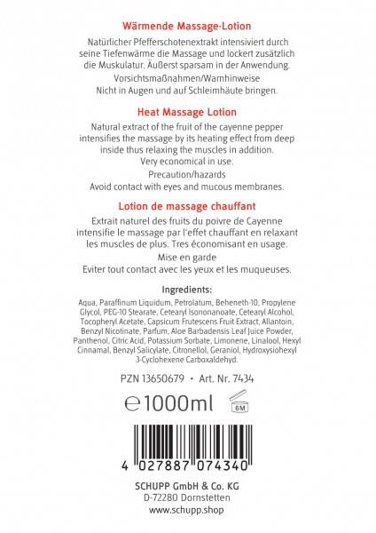 Schupp Wärmende Massage-Lotion Günstiger Verkauf