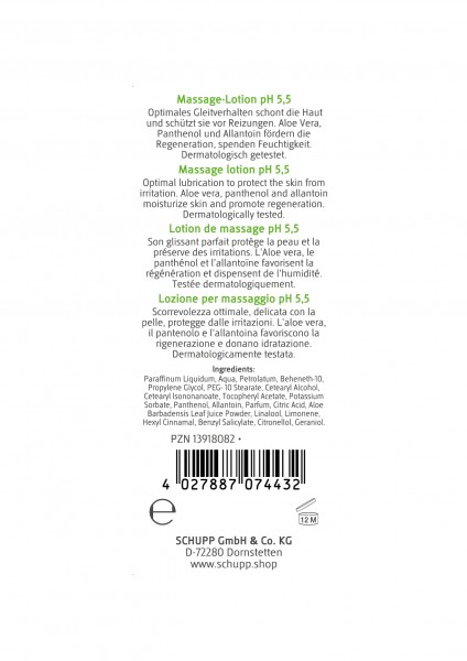 Schupp Massage-Lotion pH 5,5 Osterangebot
