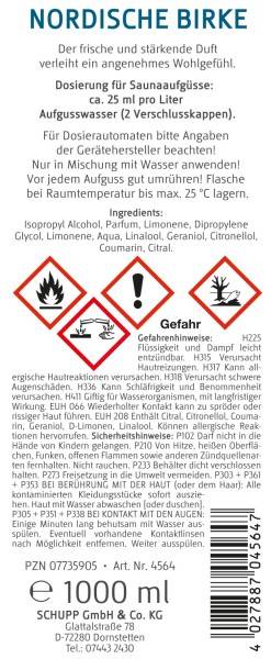 Schupp Sauna- und Dampfbadessenz Nordische Birke Exklusive Angebote
