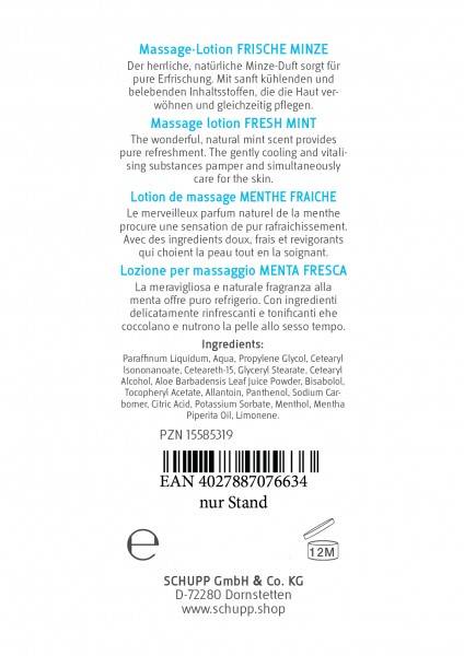 Schupp Massage-Lotion Frische Minze Sonderangebote