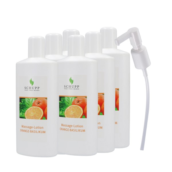 Schupp Massage-Lotion Orange-Basilikum Limitierter Zeitrabatt