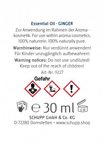 Schupp Ätherisches Öl Ingwer Fabrikladen