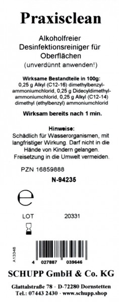 Schupp SCHUPP Praxisclean im Angebot