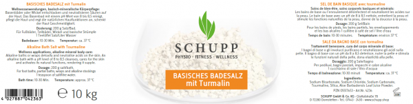 Schupp Basisches Badesalz mit Turmalin Vatertagsangebot
