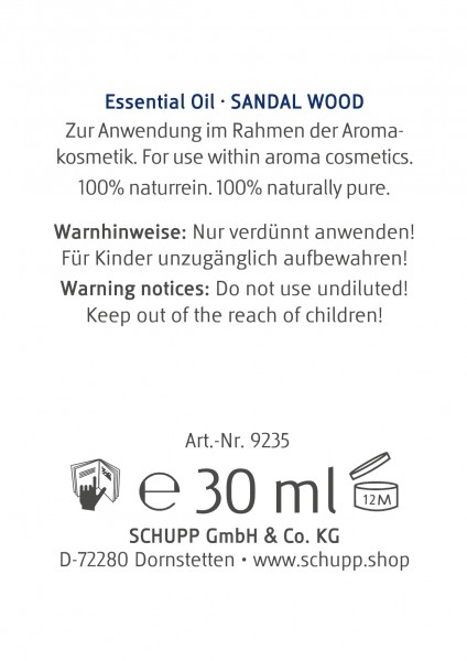 Schupp Ätherisches Öl Sandelholz Valentinstagsangebot