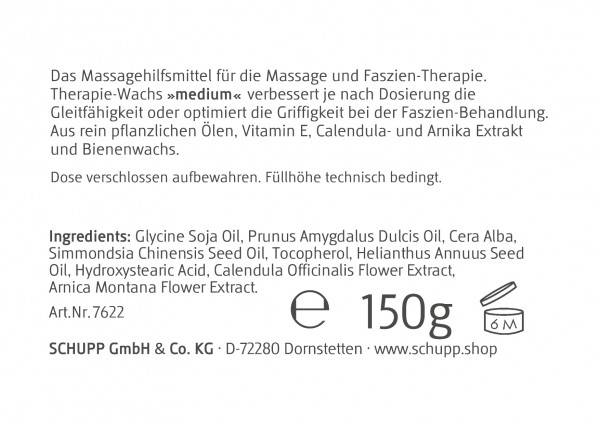 Schupp Therapie Wachs MEDIUM Jubiläumsangebot