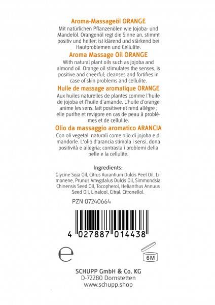 Schupp Aroma-Massage-Öl Orange Begrenzt auf 3 Tage
