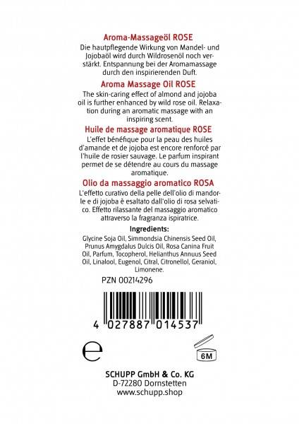 Schupp Aroma-Massage-Öl Rose 50% Rabatt für begrenzte Zeit