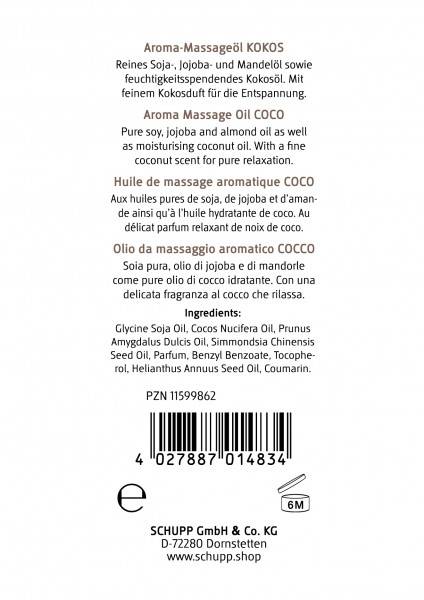 Schupp Aroma-Massage-Öl Kokos Rabatte dieses Monats