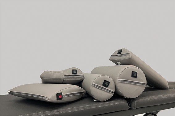 Schupp Beheizbare Nackenrolle Ø 15 cm, L 60 cm Auslauf