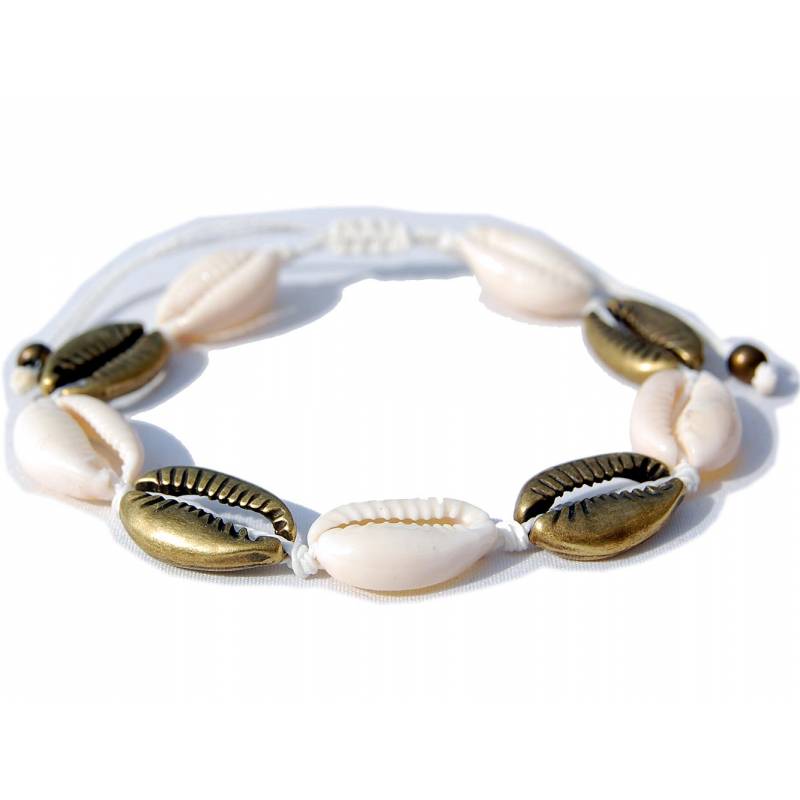 Seestern Sportswear Seestern Fußkette Modeschmuck aus Kauri Muscheln Surfer Shell Anklet /2008.br Letzte 2 Tage