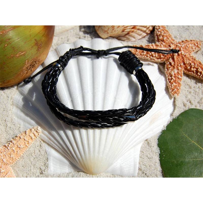 Seestern Sportswear Seestern Armband / Armbänder Echtleder Band mit Metal Öse Leder Modeschmuck /1006 Nur für heute