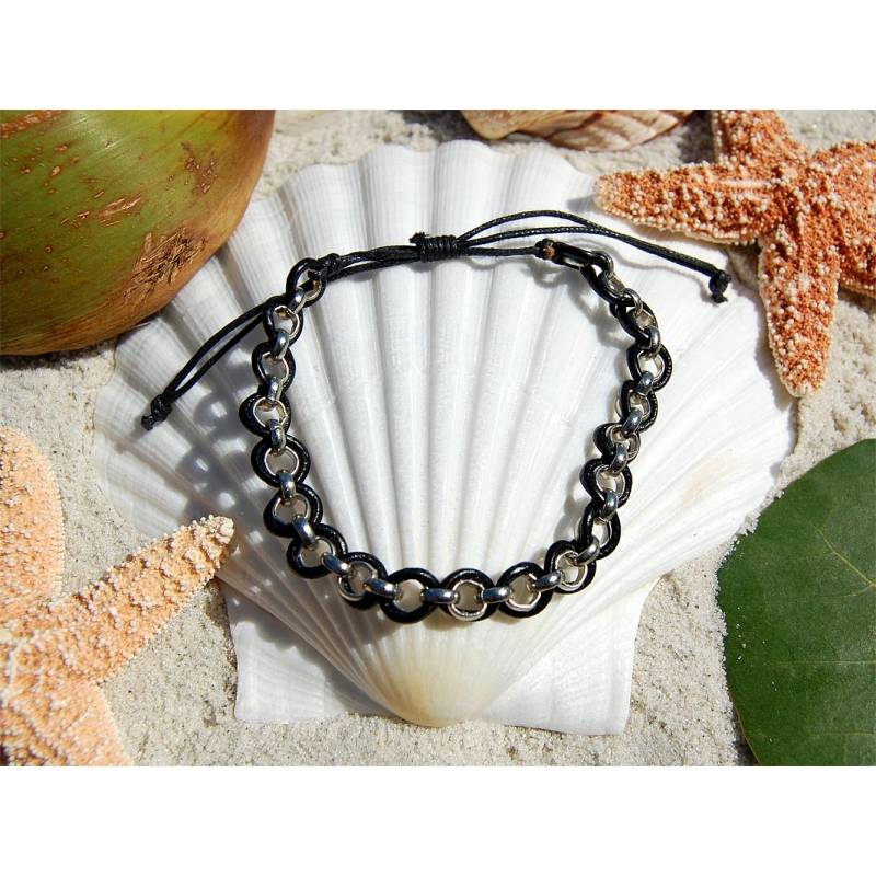 Seestern Sportswear Seestern Armband / Armbänder Echtleder Band mit Metal Ösen Leder Modeschmuck /1001 Vierteljährliche Förderung