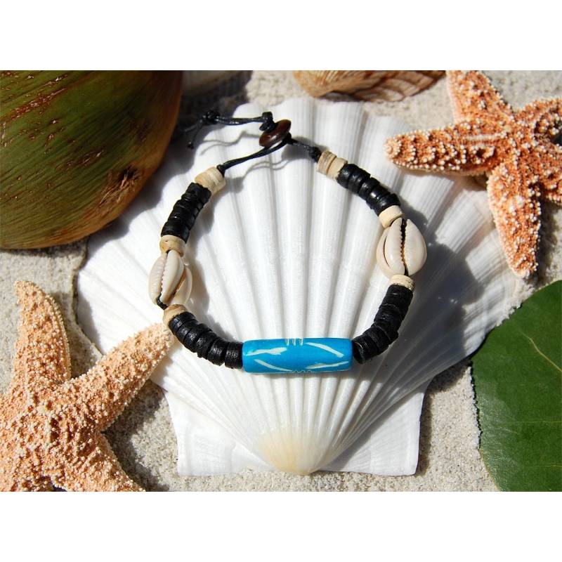 Seestern Sportswear SEESTERN Armband / Armbänder mit Kauri Muschel Design, Muschel Modeschmuck/005.tq Clearance-Verkauf