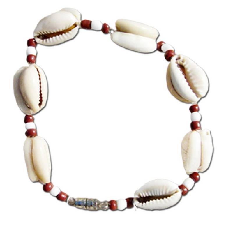 Seestern Sportswear SEESTERN Armband / Armbänder mit Kauri Muschel Design, Muschel Modeschmuck/008 Fabrikladen