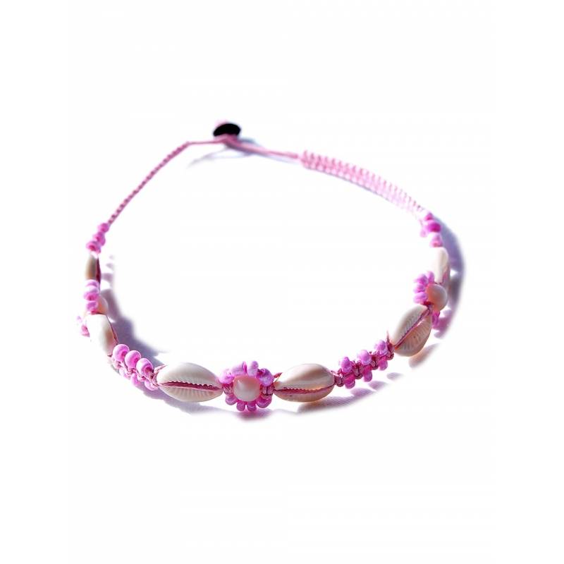 Seestern Sportswear Seestern Halskette Modeschmuck aus Kauri Muscheln & geflochtenem Halsband/116 Osterangebot