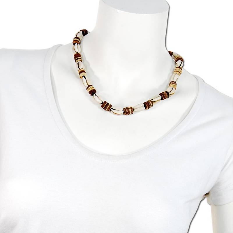 Seestern Sportswear Seestern Halskette Modeschmuck aus Kauri Muscheln & Kokosperlen /109 Top Angebot