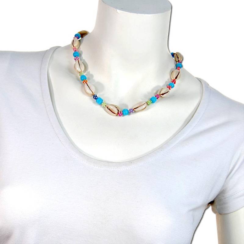 Seestern Sportswear Seestern Halskette Modeschmuck aus Kauri Muscheln & Nylonperlen /113 Exklusive Angebote