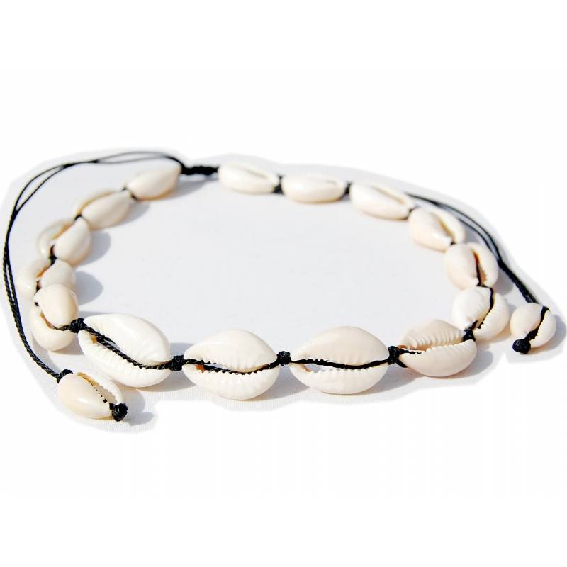 Seestern Sportswear Seestern Halskette Modeschmuck aus Kauri Muscheln Surfer Shell Necklace /2001.bk Bestseller
