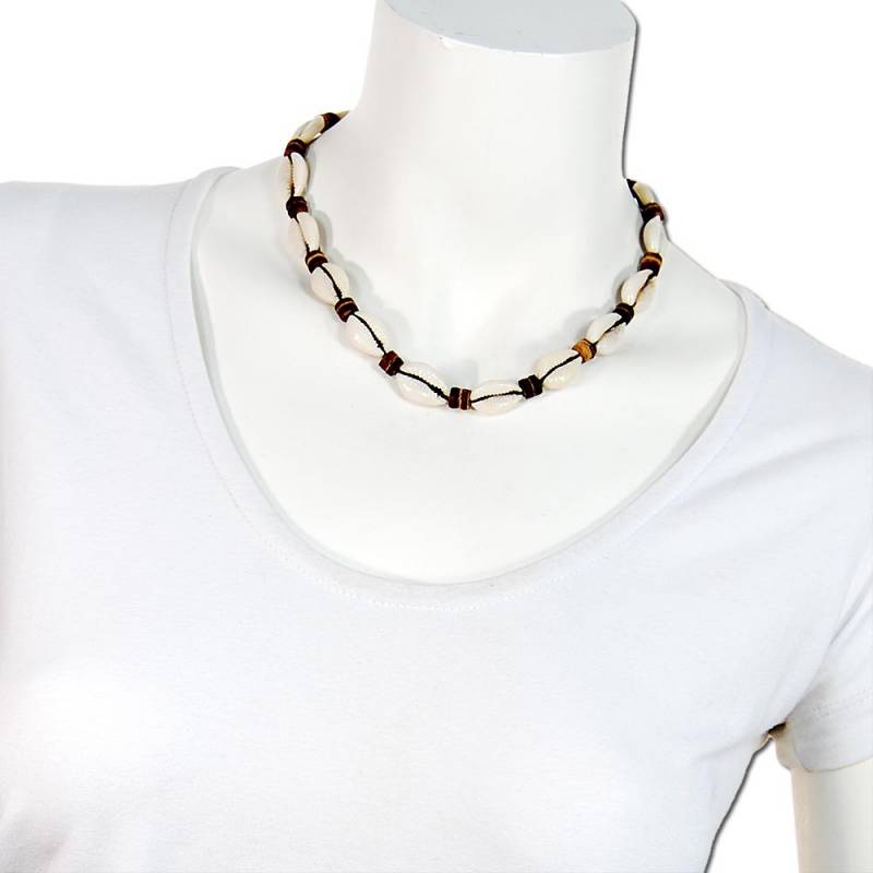 Seestern Sportswear Seestern Halskette Modeschmuck aus Kaurimuscheln & Kokosperlen /101 Tägliche Deals