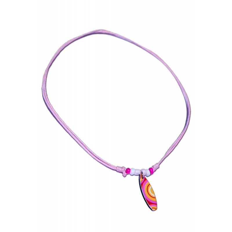 Seestern Sportswear Seestern Halskette Modeschmuck mit Surfboard Nylon Anhänger 2,5 cm variables Halsband /1589 Riesige Rabatte