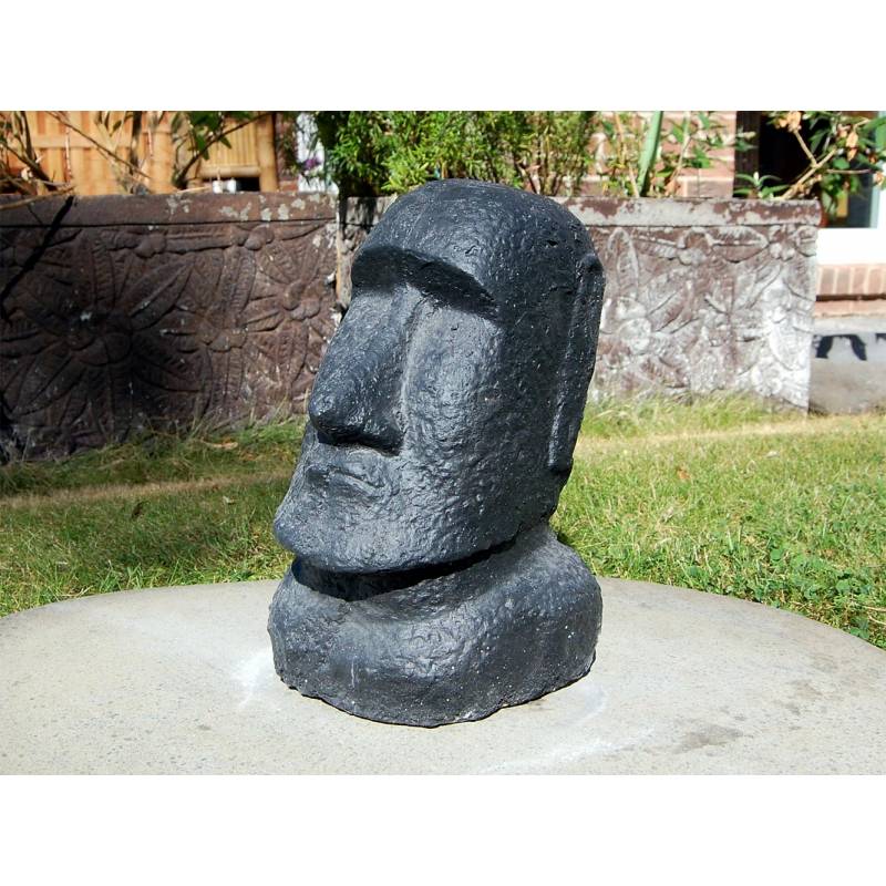Seestern Sportswear Moai Osterinsel Garten Statue Figur Skulptur Höhe: 30 cm Steinguß für innen & außen /1887 Tiefpreis