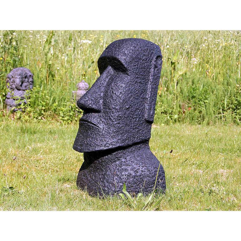 Seestern Sportswear Moai Osterinsel Garten Statue Figur Skulptur Höhe: 64 cm Poly/Steinguß f.innen & außen /1888 Super Sparpreis