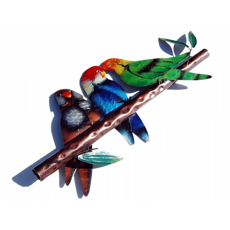 Seestern Sportswear SEESTERN Papagei Singvögel Metall Wand Deko Verzierung Hänge Dekoration 40cm /2004 Bis zu 50% Rabatt