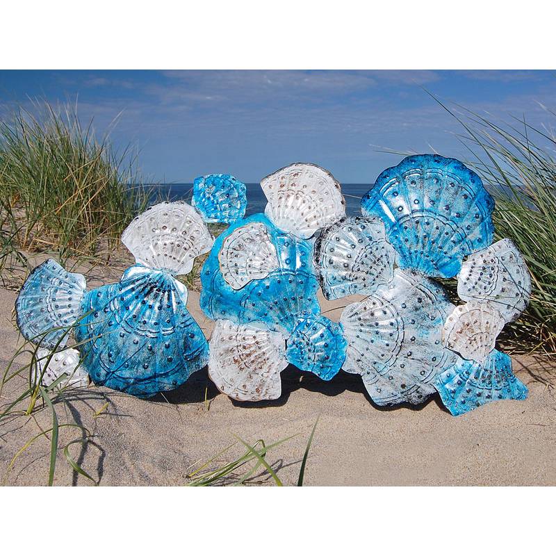 Seestern Sportswear SEESTERN Shell Muscheln Metall Wand Deko Verzierung Hänge Wand Dekoration 82cm /2304 Bis zu 65% Rabatt