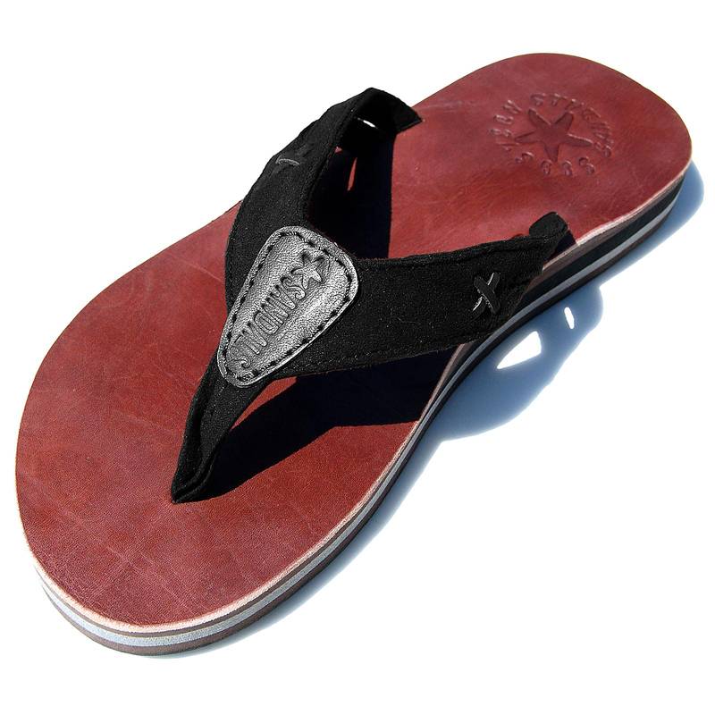 Seestern Sportswear SEESTERN Herren Leder Zehentrenner Zehensandale Zehensteg Sandalen Gr.40-50 /1966 Cyber Monday