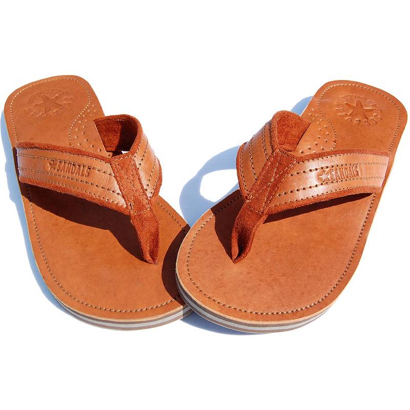 Seestern Sportswear SEESTERN Herren Leder Zehentrenner Zehensandale Zehensteg Sandalen Gr.40-50 /2364.bw Osterangebot