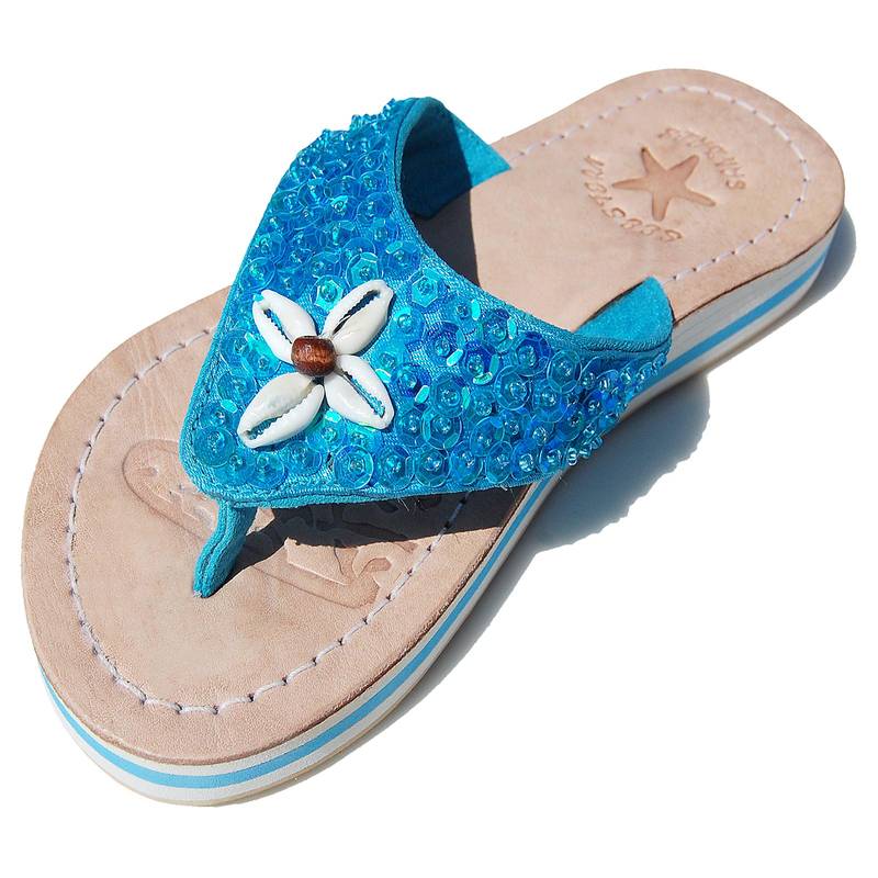 Seestern Sportswear SEESTERN Damen Leder Zehentrenner Zehensandale Zehensteg Sandalen in Gr.36-41 /2125 Neueste Mode