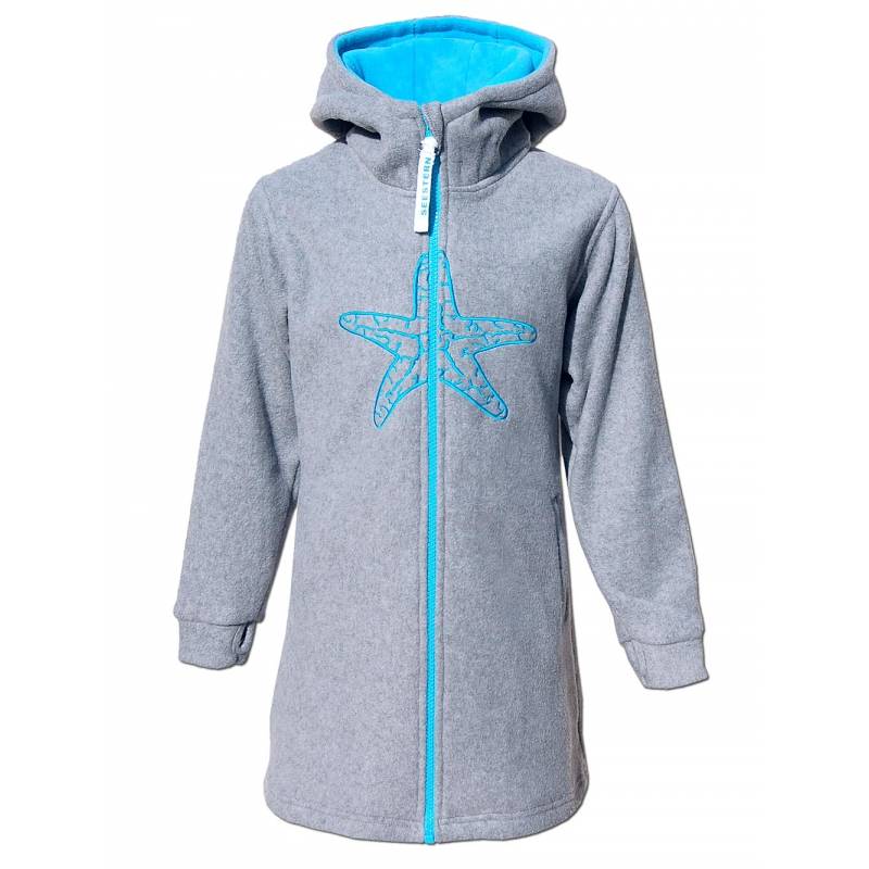Seestern Sportswear SEESTERN Kinder Kapuzen Fleecejacke Fleecemantel Fleece Sweatjacke 116-164 /2106.gy Angebote