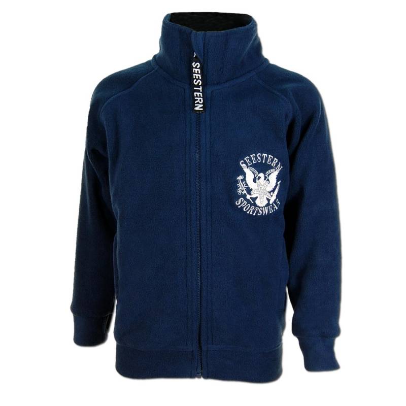 Seestern Sportswear SEESTERN Kinder Fleece Jacke mit Stehkragen Sweater Sweatjacke 92-116 /1608_09 Meist gekauft