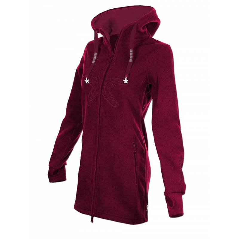 Seestern Sportswear SEESTERN Damen Kapuzen Fleecejacke 2WegeZipper Fleecemantel Fleece Sweatj.XS-4XL /2126.bx Günstig kaufen