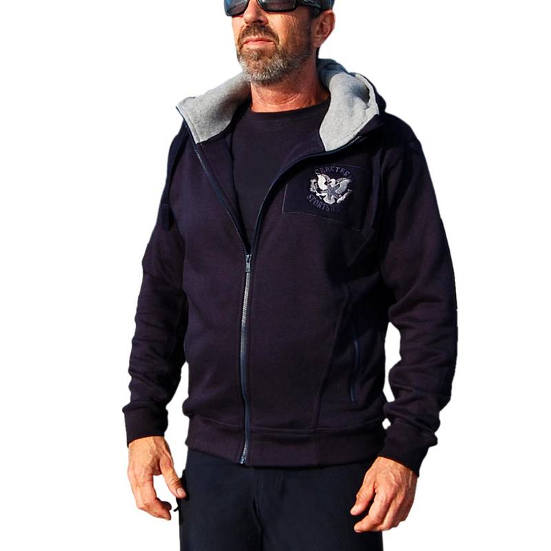 Seestern Sportswear SEESTERN Herren Kapuzen Sweat Shirt Jacke Pullover Zip Hoody Sweater Gr.S-XXL /2340 Saisonale Angebote