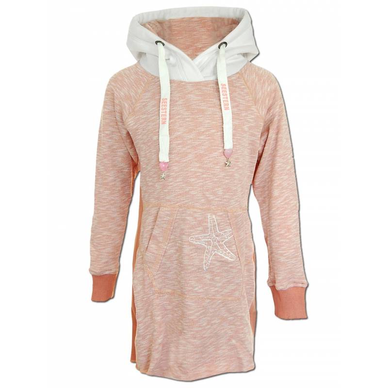 Seestern Sportswear SEESTERN Kinder Langes Kapuzen Sweat Shirt Pullover Hoody Sweater Gr.116-164 /1805.og_wt Wochenangebot